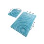 L`ESSENTIEL MAISON Kupatilski otirač Wave Turquoise - slika 3