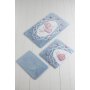 L`ESSENTIEL MAISON Kupatilski otirač Dantel Blue - slika 1
