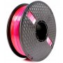 GEMBIRD 3DP-PLA-SK-01-RP PLA Svilenkasti duga Filament za 3D stampac 1.75mm, kotur 1KG red/purple - slika 1