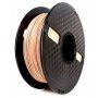 GEMBIRD 3DP-PLA-WD-01-NAT PLA Filament za 3D stampac 1.75mm, kotur 1KG wood natural - slika 1