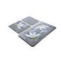 L`ESSENTIEL MAISON Kupatilski otirač Daisy Grey - slika 1