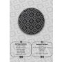 L`ESSENTIEL MAISON Kupatilski otirač Barcode Circle Djt 80 - slika 2