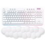 LOGITECH G715 TKL Gaming Keyboard - US, Off White - wireless - slika 1