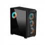 GIGABYTE C301 Crno midi kuciste sa providnom stranicom - slika 1