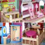 ECO TOYS Drvena kućica za lutke na 3 sprata drvena (8209) - slika 3