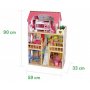 ECO TOYS Drvena kućica za lutke na 3 sprata drvena (8209) - slika 4