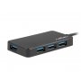 NATEC MOTH, USB 3.0 Hub, 4-Port, dužina kabla 15 cm (NHU-1342) - slika 1