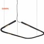 DAWN Vesta 623 visilica 36W 3000K crna - slika 1