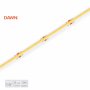 DAWN Led traka 24V 9.6W/M 3000K IP20 (HL COB WW, 5M, 8MM) - slika 1