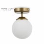 HOME LIGHT SUNA 11841 Plafonska svetiljka 1*E27 MESING - slika 1