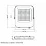 BBLINK LED reflektor IK03 50W 6500K - slika 2