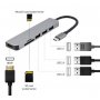 CablExpert Adapter A-CM-COMBO6-02 USB C - HDMI/3xUSB/CR (30611) - slika 2