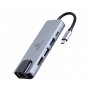 CablExpert A-CM-COMBO5-04 USB-C - HDMI/2xUSB/PD/LAN (30609) - slika 1