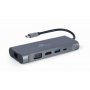 CablExpert A-CM-COMBO7-01 USB-C - HDMI/VGA/3xUSB/PD/CD/GLAN (30612) - slika 1