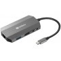 Sandberg 6in1 USB-C - HDMI/USB 3.0/USB C/LAN PD 136-33 (30189) - slika 1