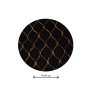L`ESSENTIEL MAISON Kupatilski otirač Infinity Black - slika 3