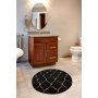 L`ESSENTIEL MAISON Kupatilski otirač Infinity Black - slika 2