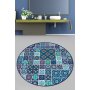 L`ESSENTIEL MAISON Kupatilski otirač Carres Bleus (160 cm) - slika 1