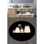 L`ESSENTIEL MAISON Kupatilski otirač Four Cats Circle Djt 120 - slika 1