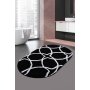 L`ESSENTIEL MAISON Kupatilski otirač Bonne Oval Black - slika 2