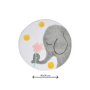 L`ESSENTIEL MAISON Kupatilski otirač Buyuk Fil Yuvarlak Grey - slika 3