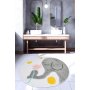 L`ESSENTIEL MAISON Kupatilski otirač Buyuk Fil Yuvarlak Grey - slika 2