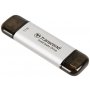 TRANSCEND Eksterni SSD 1TB Tip-C / Tip-A srebrni TS1TESD310S - slika 1