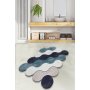 L`ESSENTIEL MAISON Kupatilski otirač Circle Blue 1 - slika 1