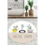 L`ESSENTIEL MAISON Kupatilski otirač Pink Cactus Djt (80 cm) - slika 1