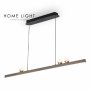 HOME LIGHT Luna 231 visilica 35W 3000K SIVA/ZLATO - slika 1