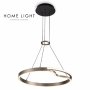 HOME LIGHT Luna 235 Luster 37W 3000K SIVA - slika 1