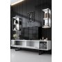 HANAH HOME TV polica Chrome Line White Black (618BLY1143) - slika 3
