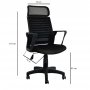 HANAH HOME Stolica Burocci Likya Black - slika 2