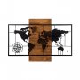 WALLXPERT Zidna dekoracija Mapa Wıth Compass - slika 4