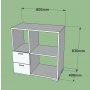 HANAH HOME Kuhinjski ormarić Ece White - slika 4