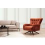 Atelier del Sofa Fotelja Siesta Armchair Orange - slika 1