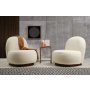 Atelier del Sofa Fotelja Tina Bouclet White - slika 2