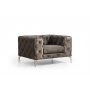 Atelier del Sofa Fotelja Como Anthracite - slika 2