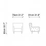 Atelier del Sofa Fotelja Soho - slika 3