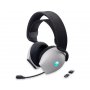 DELL W720H Alienware Dual-Mode Wireless Gaming slušalice sa mikrofonom bele - slika 1