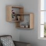 HANAH HOME Zidna polica Ring Sonoma Oak - slika 2
