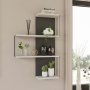 HANAH HOME Zidna polica Cambel Anthracite - slika 2