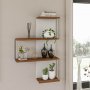 HANAH HOME Zidna polica Cambel Pine - slika 2
