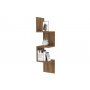 HANAH HOME Zidna polica Zikzak Walnut - slika 3