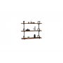 HANAH HOME Zidna polica Uras Walnut - slika 1