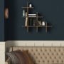 HANAH HOME Zidna polica Juke Walnut - slika 2