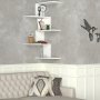 HANAH HOME Zidna polica Caniko White - slika 2