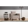 Atelier del Sofa Fotelja Bella Armchair Cream - slika 2