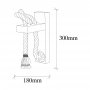 OPVIQ Zidna lampa Erebos 119 A - slika 3