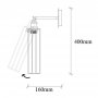 OPVIQ Zidna lampa Zumra 705 A - slika 3